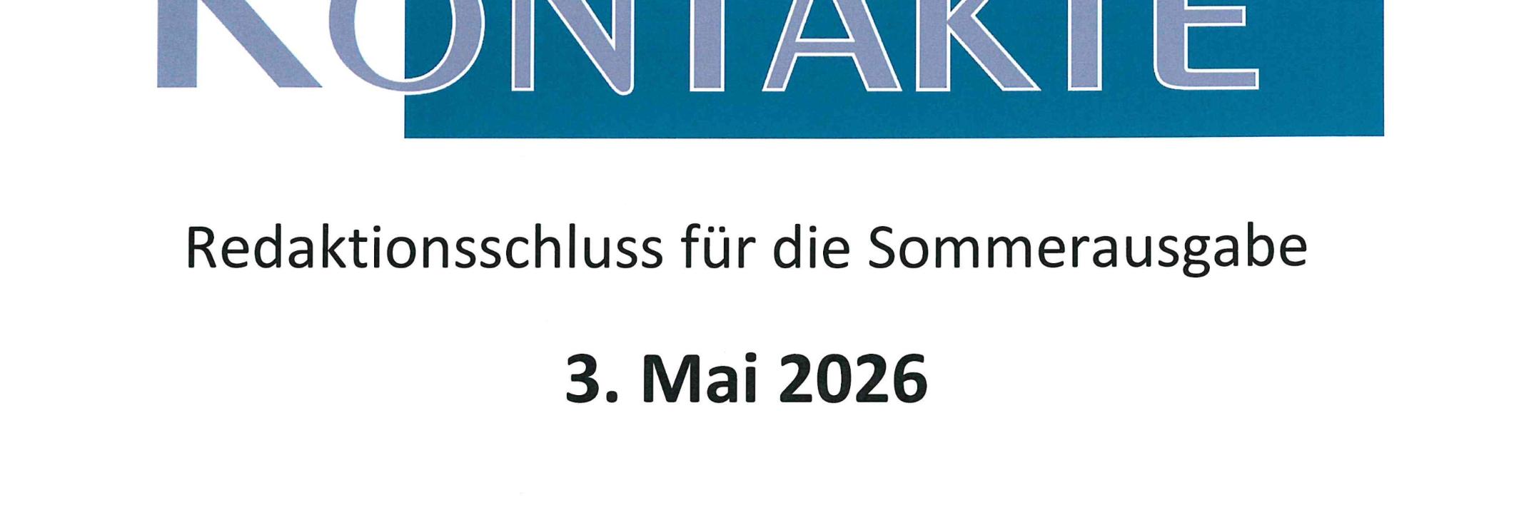 Kontakte Deadline